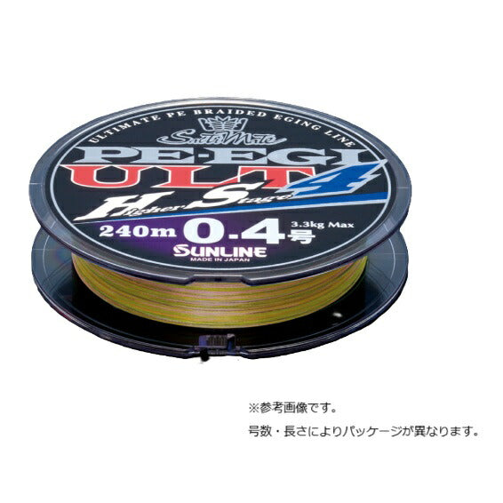 ソルティメイト PEエギ ULT HS4 240m／0.3／0.4／0.5／0.6／0.7号 ホワイト／ピンク／ライトグリーン サンライン 日本製 正規品 送料無料